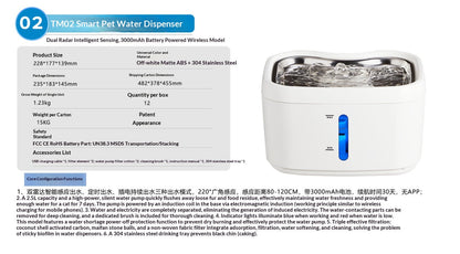 Automatic Smart Pet Water Fountain